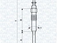 Bujie incandescenta BMW 3 Touring E46 MAGNETI MARELLI 062900023304