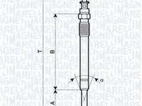 Bujie incandescenta BMW 7 E65 E66 E67 MAGNETI MARELLI 062900078304