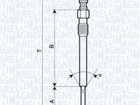 Bujie incandescenta CHEVROLET AVEO hatchback T300 MAGNETI MARELLI 062900090304