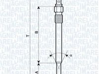 Bujie incandescenta CHRYSLER PT CRUISER PT MAGNETI MARELLI 062900012304