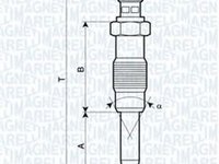 Bujie incandescenta CHRYSLER VOYAGER II ES MAGNETI MARELLI 062900010304