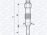 Bujie incandescenta CITROEN JUMPER caroserie 230L MAGNETI MARELLI 062581201304