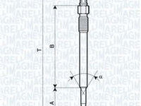 Bujie incandescenta CITROEN XSARA Estate (N2) (1997 - 2010) MAGNETI MARELLI 062900022304 piesa NOUA