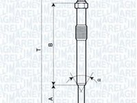 Bujie incandescenta FORD FOCUS C-MAX MAGNETI MARELLI 062900049304