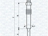 Bujie incandescenta FORD GALAXY WA6 MAGNETI MARELLI 062900018304