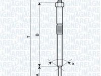 Bujie incandescenta HONDA ACCORD VIII CU MAGNETI MARELLI 062900082304