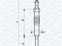 Bujie incandescenta HYUNDAI ACCENT II LC MAGNETI MARELLI 062900034304