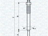 Bujie incandescenta HYUNDAI i20 GB MAGNETI MARELLI 062900074304