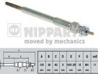 Bujie incandescenta HYUNDAI i20 PB PBT NIPPARTS J5710502 PieseDeTop