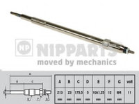 Bujie incandescenta J5711027 NIPPARTS pentru Nissan Terrano Nissan Patrol Nissan Mistral Renault Master Nissan Interstar Nissan Trade