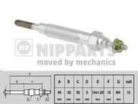 Bujie incandescenta J5715000 NIPPARTS pentru Mitsubishi Galant Mitsubishi Montero Mitsubishi Pajero Mitsubishi Pajeroshogun Mitsubishi Delica Mitsubishi L Mitsubishi L300 Mitsubishi Coltrodeo Mitsubishi Mighty Mitsubishi Triton Hyundai Grace Hyundai 