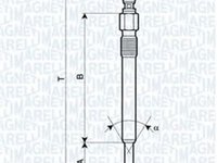 Bujie incandescenta JEEP CHEROKEE KJ MAGNETI MARELLI 062900057304