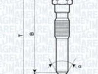 Bujie incandescenta MAZDA 323 S V, OPEL ASTRA F, COMBO/MINIVAN, CORSA B, VECTRA A, VECTRA B 1.5D/1.7D 03.90-10.01