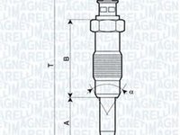 Bujie incandescenta MERCEDES-BENZ 100 bus 631 MAGNETI MARELLI 062583003304