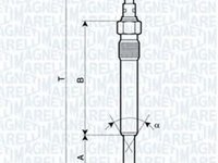 Bujie incandescenta MERCEDES-BENZ C-CLASS W202 MAGNETI MARELLI 062900003304