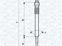 Bujie incandescenta MITSUBISHI GRANDIS NA W MAGNETI MARELLI 062900051304