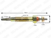 Bujie incandescenta MITSUBISHI LANCER V combi (CB_W, CD_W), MITSUBISHI L 400 caroserie (PD_W, PC_W, PB_V, PA_W, PA_V), MITSUBISHI PAJERO/SHOGUN CLASSI