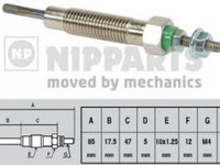 Bujie incandescenta MITSUBISHI PAJERO II Canvas Top V2 W V4 W NIPPARTS J5715004 PieseDeTop