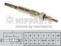 Bujie incandescenta NISSAN TIIDA hatchback C11X NIPPARTS J5715014 PieseDeTop