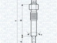 Bujie incandescenta OPEL ASTRA F 56 57 MAGNETI MARELLI 062583202304