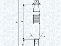 Bujie incandescenta OPEL VECTRA A hatchback (88_, 89_) (1988 - 1995) MAGNETI MARELLI 062900092304