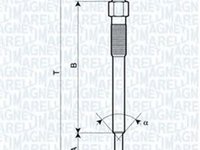 Bujie incandescenta OPEL VECTRA C GTS MAGNETI MARELLI 062900075304