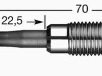 Bujie incandescenta SSANGYONG KORANDO (KJ) (1996 - 2006) NGK 2785 piesa NOUA