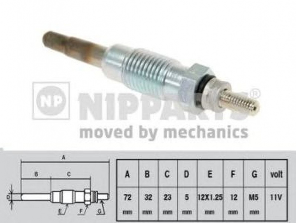 Bujie incandescenta SSANGYONG REXTON GAB NIPPARTS J5710400 PieseDeTop