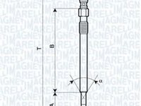 Bujie incandescenta VOLVO V70 II SW MAGNETI MARELLI 062900047304