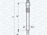 Bujie incandescenta VW LT 28-35 II bus 2DB 2DE 2DK MAGNETI MARELLI 062900050304