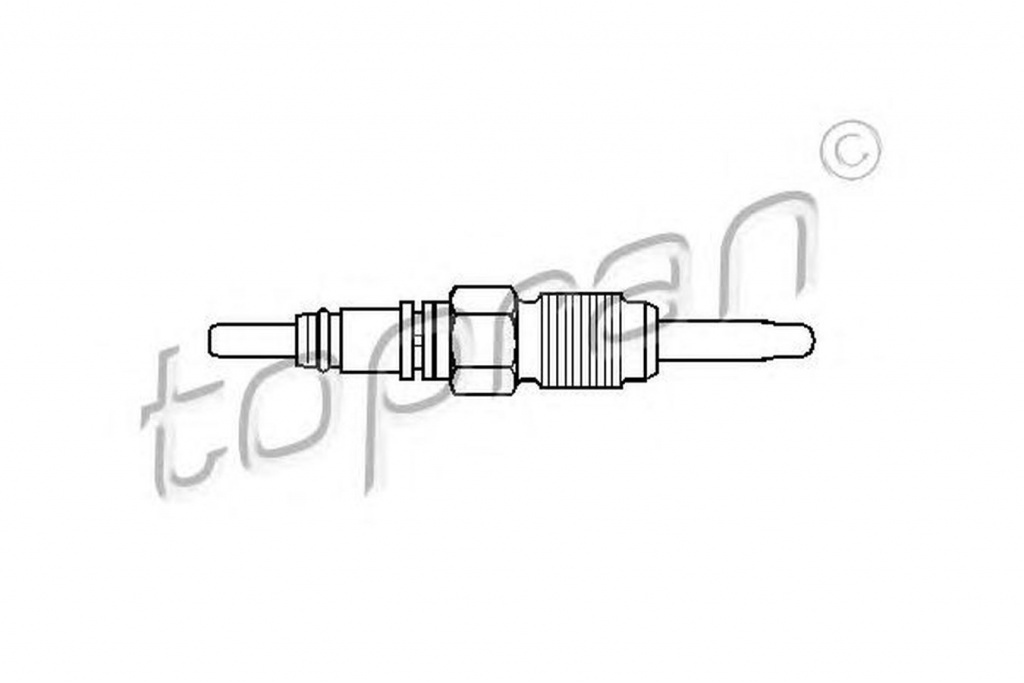 Bujie incandescenta VW PASSAT Variant 3B6 TOPRAN 1