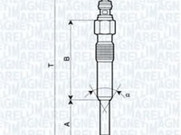 Bujie incandescenta VW PHAETON (3D) (2002 - 2016) MAGNETI MARELLI 062900006304 piesa NOUA