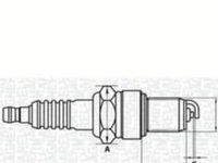 Bujie scanteie (pret pt 1buc) DACIA NOVA, DAIHATSU CHARMANT, ROCKY, FIAT FIORINO, HONDA ACCORD I, CIVIC I, CIVIC II, 0.13, 0.81, MAZDA 121 I, 121 II, 121 III, 626 III 0.05-5.9