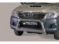 Bullbar Toyota Hilux 63mm 2011>2015 cu omologare de circulatie pe drumurile publice