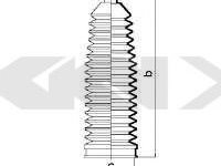 Burduf caseta directie PEUGEOT 806 (221) (1994 - 2002) SPIDAN 83782