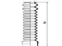 Burduf cauciuc, directie AUDI 90 (8C, B4), AUDI 80 Avant (8C, B4), AUDI 4000 (81, 85, B2) - SPIDAN 83571