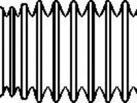 Burduf cauciuc, directie AUDI A4 (8E2, B6), AUDI A4 Avant (8E5, B6), AUDI A4 limuzina (8EC, B7) - TOPRAN 110 965