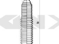 Burduf cauciuc, directie AUDI ALLROAD (4BH, C5) (2000 - 2005) SPIDAN 83686