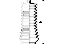 Burduf cauciuc, directie RENAULT MEGANE I (BA0/1_), RENAULT MEGANE I Coup (DA0/1_), RENAULT MEGANE I Classic (LA0/1_) - SPIDAN 83847