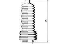 Burduf cauciuc, directie RENAULT MEGANE I (BA0/1_), RENAULT MEGANE I Coup (DA0/1_), RENAULT MEGANE I Classic (LA0/1_) - SPIDAN 83828