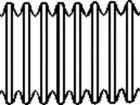 Burduf cauciuc, directie VW POLO (86), VW POLO (86C, 80), VW POLO cupe (86C, 80) - TOPRAN 104 222