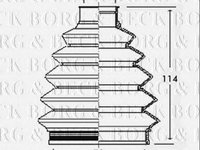 Burduf planetara VW BORA combi 1J6 BORG & BECK BCB2347