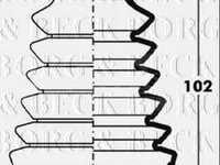 Burduf planetara VW GOLF IV 1J1 BORG & BECK BCB2830