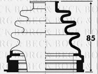 Burduf planetara VW GOLF V 1K1 BORG & BECK BCB2881