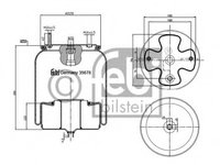 Burduf suspensie pneumatica 35678 FEBI BILSTEIN pentru Bmw Seria 5 Nissan Primera Volvo 740 Nissan Navara Nissan Pick Vw Touran Volvo S60 Vw Transporter Bmw Seria 3 Skoda Octavia Vw Multivan Vw Passat Vw Caddy Vw Jetta Vw Vento Volvo Fh Volvo Fm