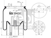 Burduf suspensie pneumatica 39434 FEBI BILSTEIN