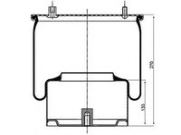 Burduf, suspensie pneumatica DAF 95 XF, DAF 65 CF, DAF 75 CF - PE Automotive 084.053-42A