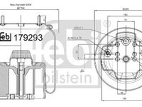 Burduf, suspensie pneumatica FEBI BILSTEIN 179293