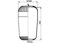 Burduf, suspensie pneumatica MERCEDES-BENZ ACTROS, MERCEDES-BENZ ATEGO, MERCEDES-BENZ ECONIC - PE Automotive 084.111-10A