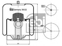 Burduf, suspensie pneumatica MERCEDES-BENZ ACTROS MP2 / MP3 (2002 - 2016) FEBI BILSTEIN 39152